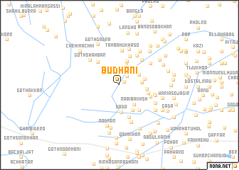 map of Budhāni