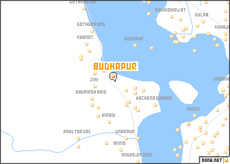 map of Budhāpur