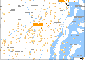 map of Budhewāla