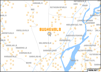 map of Budhewāla