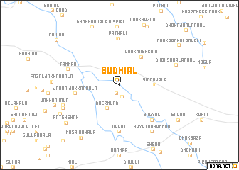 map of Budhiāl