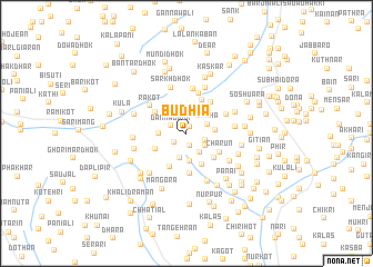 map of Būdhia