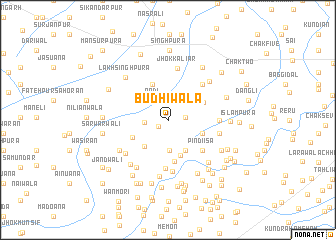 map of Budhiwāla