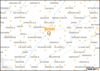 map of Budhi