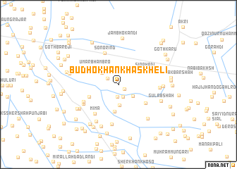 map of Budho Khān Khāskheli