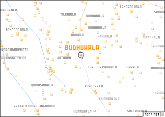 map of Budhuwāla