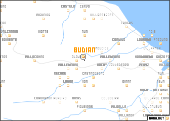 map of Budián