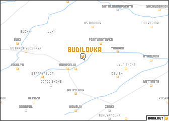 map of Budilovka