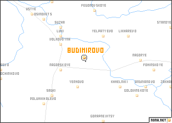 map of Budimirovo