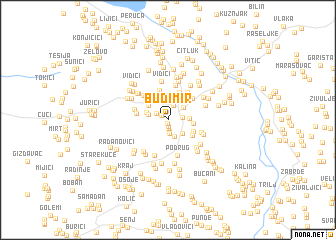 map of Budimir