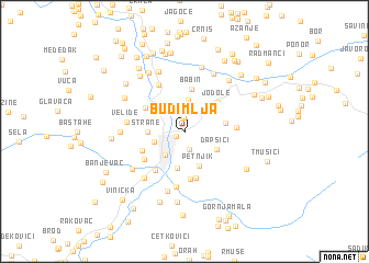 map of Budimlja