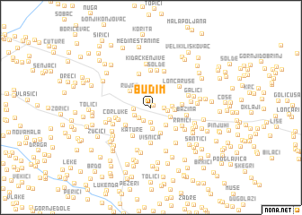 map of Budim