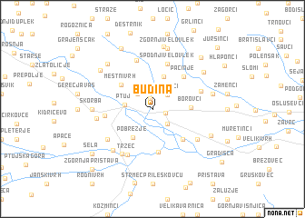 map of Budina