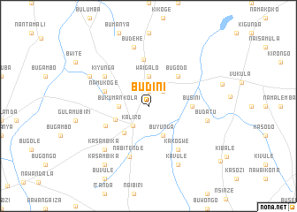 map of Budini