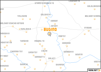 map of Budino