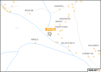 map of Būdīn