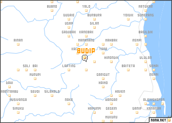 map of Budip