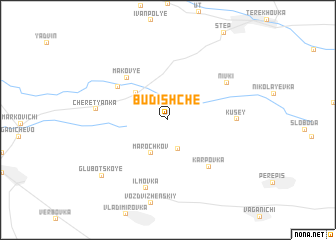 map of Budishche