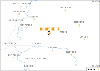 map of Budishche