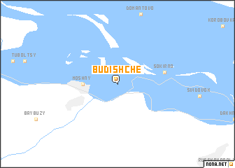 map of Budishche