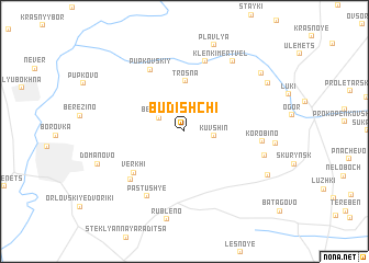 map of Budishchi