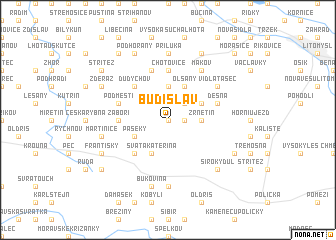 map of Budislav