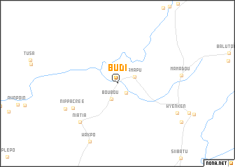 map of Budi