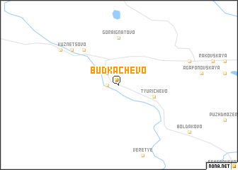 map of Budkachëvo