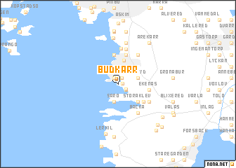 map of Budkärr