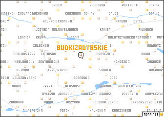 map of Budki Zadybskie