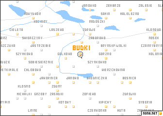 map of Budki