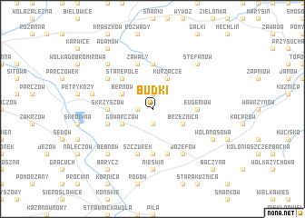 map of Budki