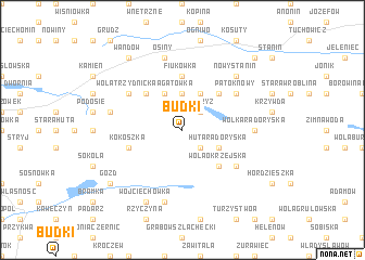 map of Budki