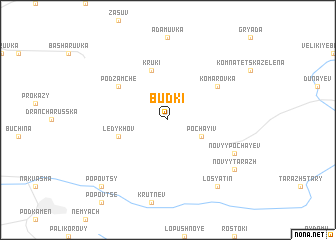 map of Budki