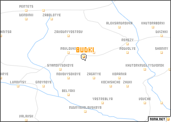 map of Budki