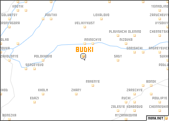 map of Budki