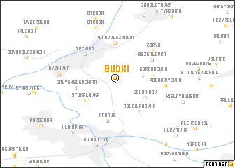 map of Budki