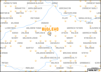 map of Budlewo