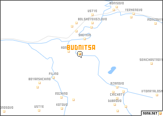 map of Budnitsa