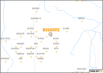 map of Budoare