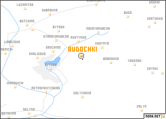 map of Budochki