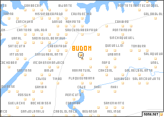 map of Budom