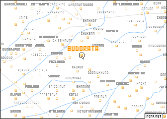 map of Budorata