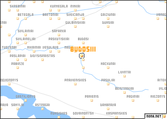 map of Būdos III