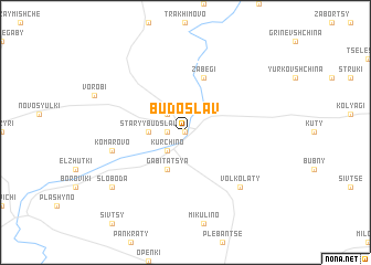 map of Budoslav