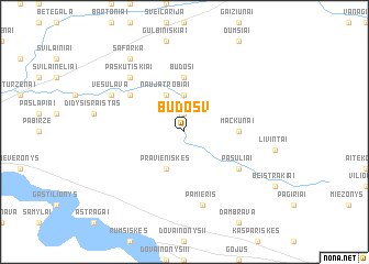 map of Būdos V