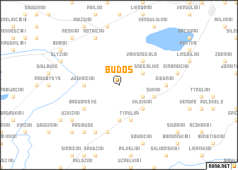 map of Budos