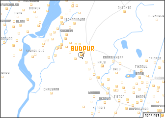 map of Būdpur