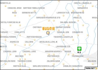 map of Budrie