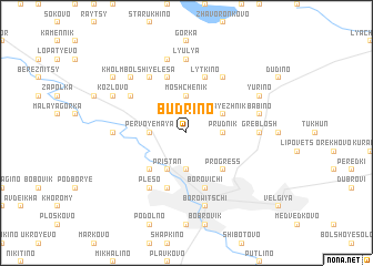 map of Budrino